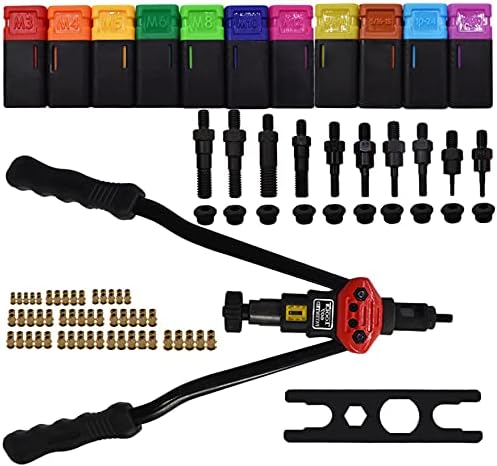 Rivet Gun Kit 16Inch Hand Blind Riveter Professional Rivet Nut Setter ...