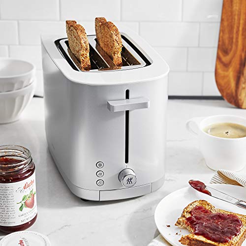 ZWILLING Enfinigy 2-Slice Toaster - Silver Stainless Steel Toaster with Extra Wide Slots for Bagels - 7 Toast Settings, Reheat, Defrost, and Even-Heating Technology by ZWILLING - Image 4