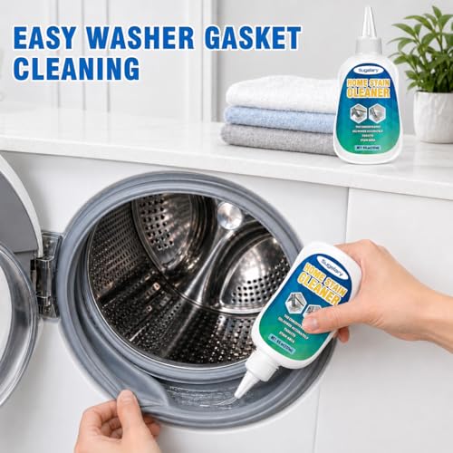 Image of Sugelary Mold Stain Cleaner, 8 Fl oz All-Purpose Gel for Washing Machine Cleaner Front Loader Seal, Household Cleaner Gel for Bathroom Grout, Sink, Shower, Caulk, Washing Machine Cleaning Solution