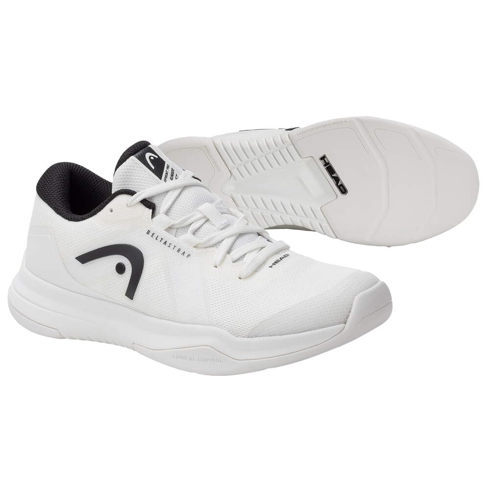 HEAD Hallenschuhe Sprint Pro 4.0 Carpet Junior Kinder-Tennisschuh, weiß/schwarz