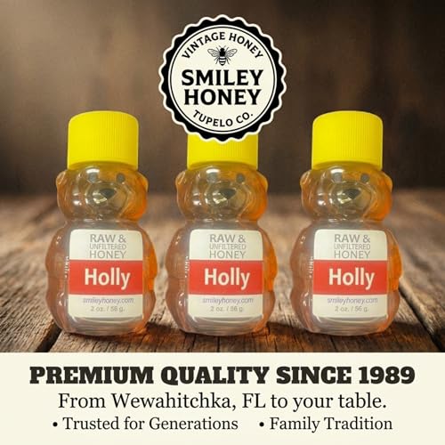 Smiley Honey Bear Botella Pack de 3 Miel cruda sin filtrar 2oz miniatura 7