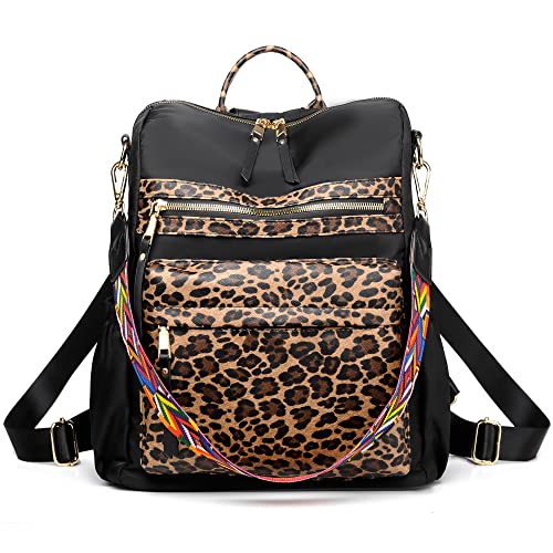 Image of Dora & Liz Womens Backpack Purse Leather Backpack Purse for Women Travel Fashion Backpack Designer Ladies Shoulder Bags