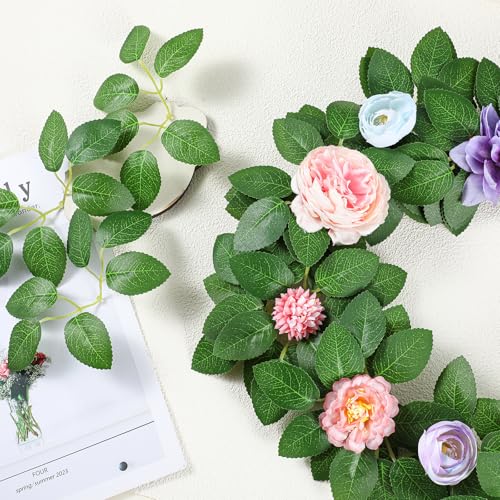 Künstliche Blätter Deko Für DIY Gefälschtes Grünes Blätters Grüne Bastelblätter Gemischte Blätter Blätters Künstlich für Party Hochzeit Garten Weihnachten Dekoration Hochzeitssträuße