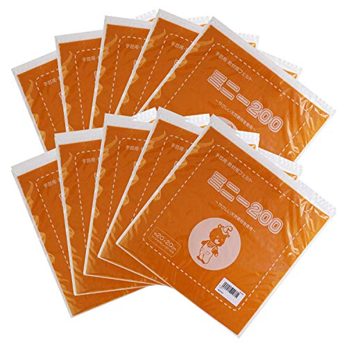 サンフェルト 手芸用 教材用 フェルト ミニー200 10枚入 横200mm×縦200mm #370 オレンジ MBON20