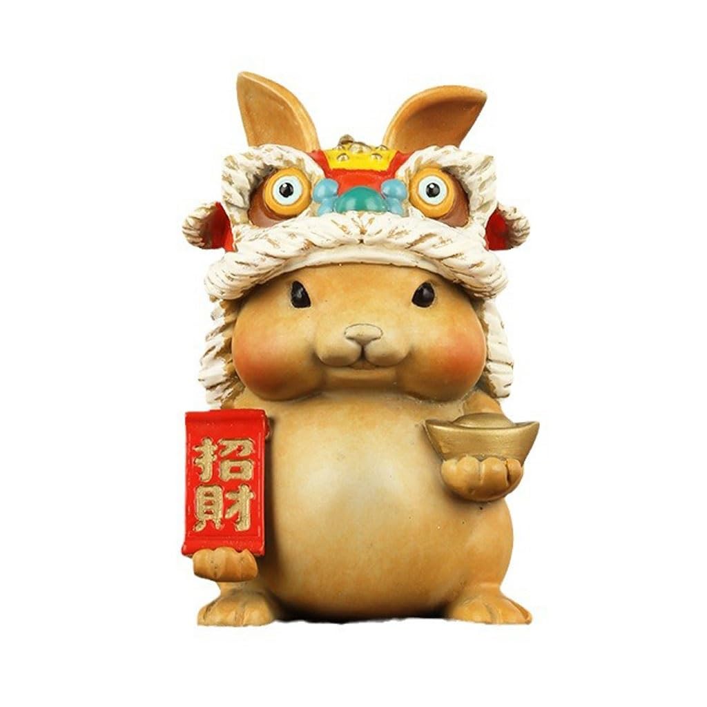 CHICKEN Bronze Living Room Ornaments Creative Brass Painted Ornaments Home Lion Rabbit Zodiac Office Desk Porch Crafts Decoration Ornaments to Attract Wealth