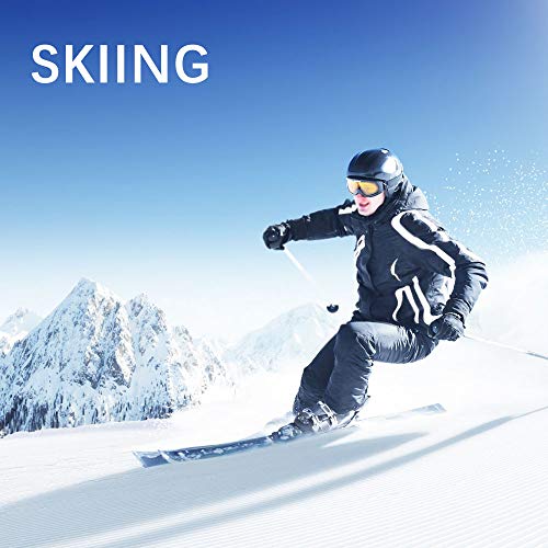 EMAGERGREN 2 Paar Skisocken Damen Skisocken Skistrumpf Herren High Perfomance Snowboardsocken atmungsaktive Kniestrümpfe Funktionssocken für Skifahren, Snowboarding und Wintersport in 2 Farben – Bild 9