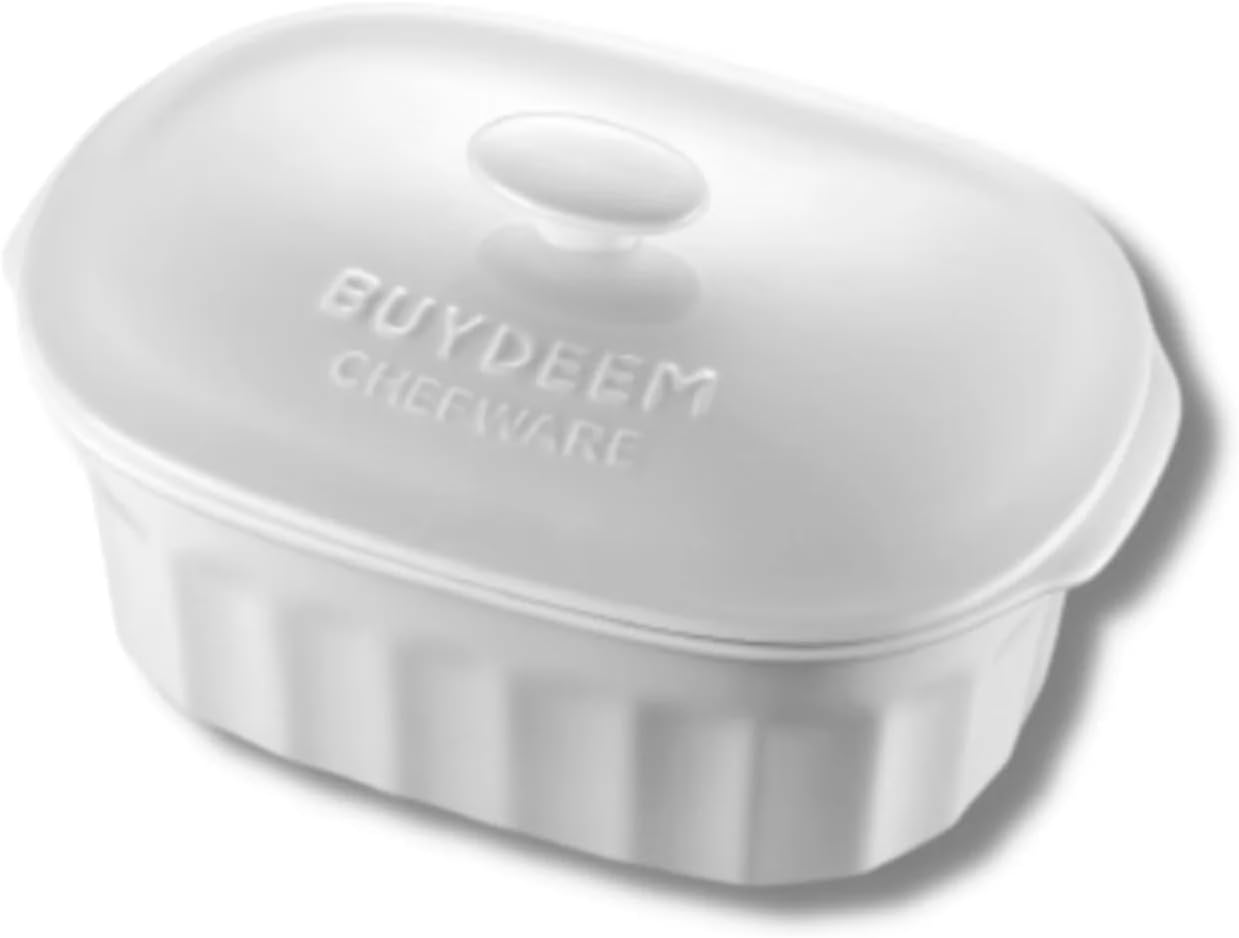 BUYDEEM CT1005 Ceramic Pot 2L for G553 G563 Food Steamer, White