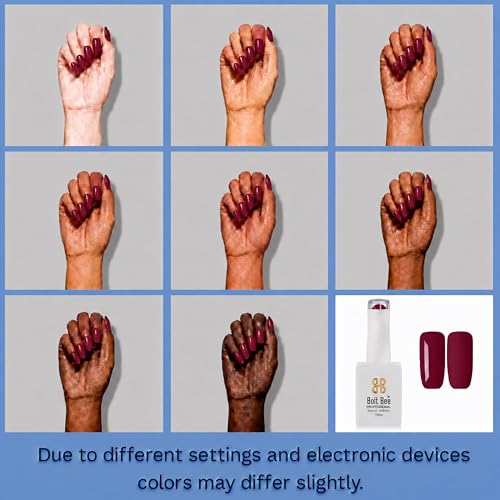 Image of Bolt Bee Red Color Gel Nail Polish Soak Off UV Gel 15ML DIY at Home Manicure Salon Nail Art