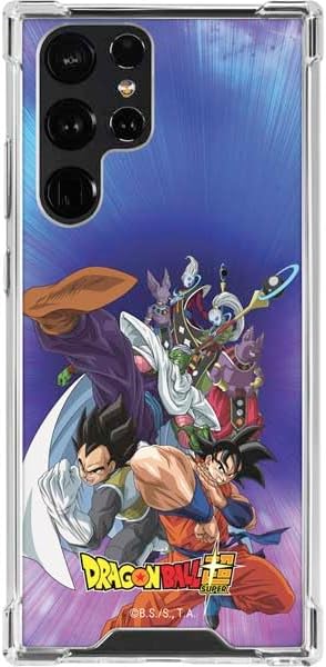 Skinit Clear Phone Case Compatible with Galaxy S23 Ultra - Officially Licensed Dragon Ball Super Goku Vegeta Super Ball Design