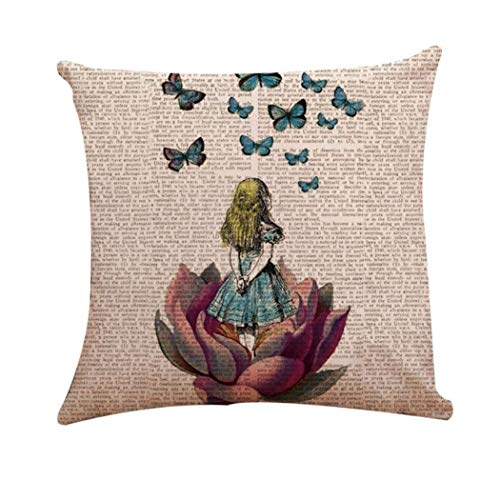 JOOCAR Federa per cuscino con motivo farfalla e