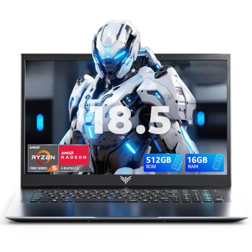 Image of 18.5 Inch Gaming Laptop with 7000 mAh Battery,AMD Ryzen 7430U UP to 4.3GHZ