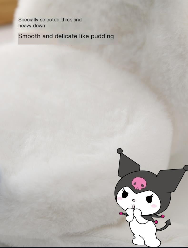 Roffatide Winter Fluffy Cinnamoroll Oorkap Melody Oorkap Kuromi Oorkap