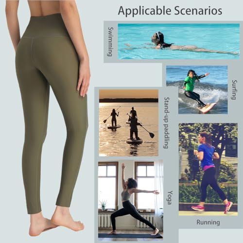 Image of Ubestyle Women's Swim Pants UPF 50+ High Waist Rash Guard Leggings
