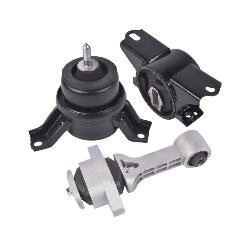 Motor and Transmission Mount Set 3pc Compatible with Soul 1.6L 2.0L 2010 2011 Automatic Transmission