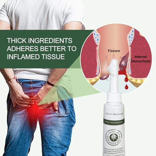 Image of Hemorrhoid & Fissure Ointment, Hemorrhoid Treatment and Hemorrhoid Cream with Lidocaine 4% and Phenylephrine HCI for Fast Relief of Pain, Swelling, Itching, Burning, Hemorrhoidal treatment, 2 Pack-A
