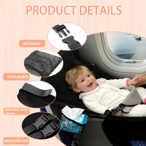 Zyluniy Baby Flugzeugbett, Flugzeug Kinder Fußstütze Sitzverlängerung Flugzeug Kinder Flugzeug Kleinkind, Flugzeugbett für Kinder Baby Reise