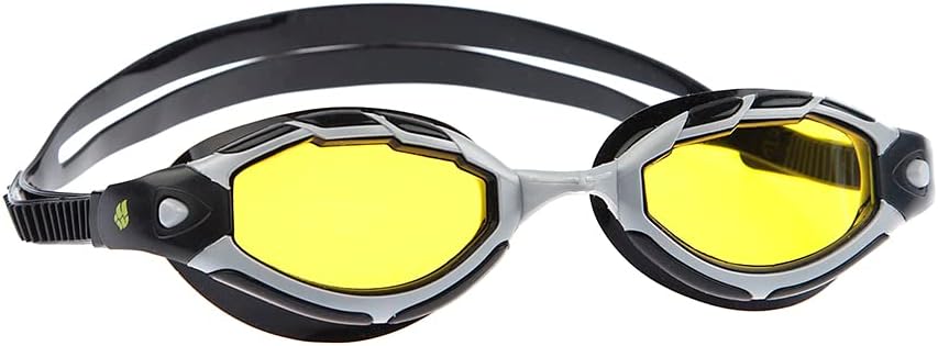 Mad Wave Shark Goggles - Yellow Lens