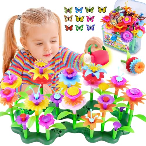 FUNZBO 109pcs Flower Garden Building Toy Set - Spring Toys