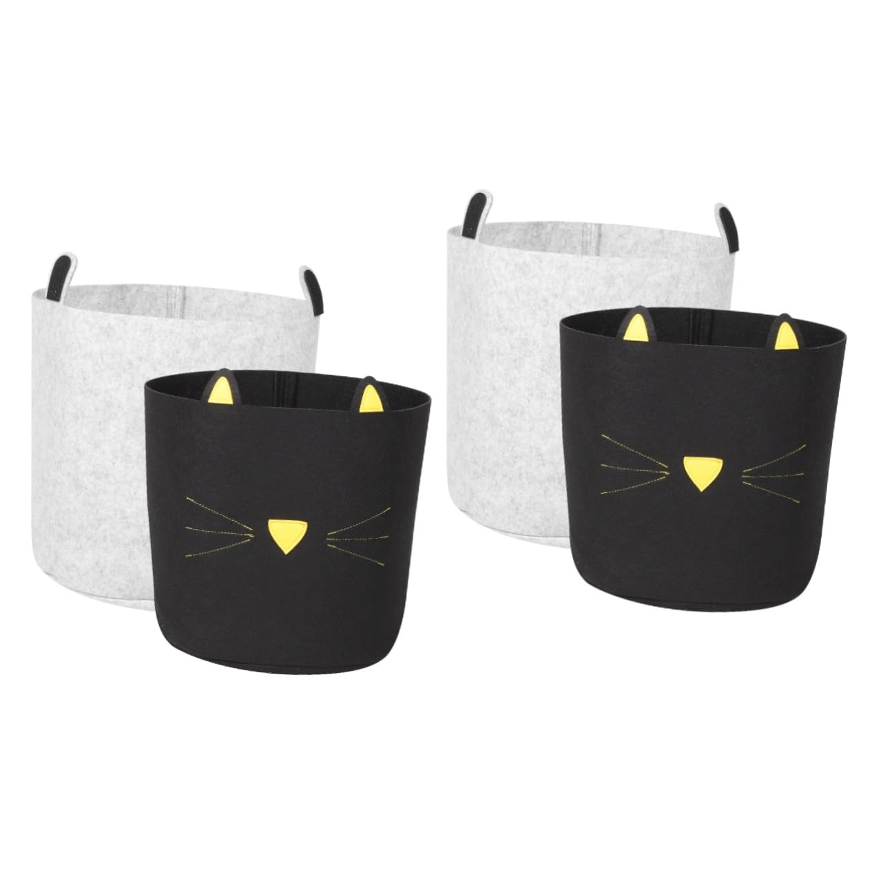 4 Pcs Storage Frame Small Dog Toy Basket Clothes Hamper Felt Pet Toy Organizer Toys Storage Bins Gamma2 Vittles Vault Household Pet Toy Holder Dog Toys Holder pet toys