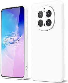 Silicon Soft Mobile Magic Camera Protection Case with Microfiber Lining For Honor Magic 7 Pro 5G (White)