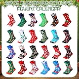 Socks Advent Calendar 2024, 24 Days Countdown with 24 Pairs of Christmas Socks - Advent Calendar for Adults, Women, Men and Teens - Image 2