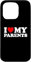 Vista 14 de I Love My Parents - Red Heart Case for iPhone 16