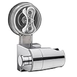 Suction Cup Shower Head Holder Universal Durable Wall Mounted Showers Bracket ABS(Silver)