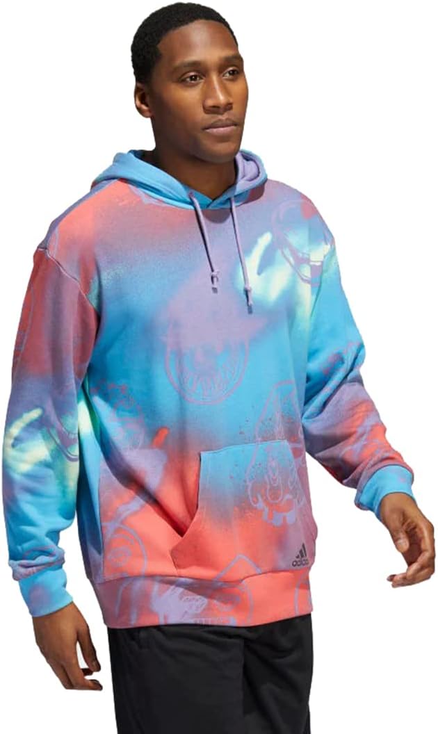 adidas Men's Big Mood French Terry Pullover Hoodie