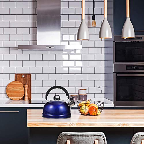 DOITOOL 1. 2L Rvs Whistling Theeketel Kook Water Ketel Klinkende Thee Ketel Fornuis Top Theepot Voor Keuken Thuis Blauw - Image 4