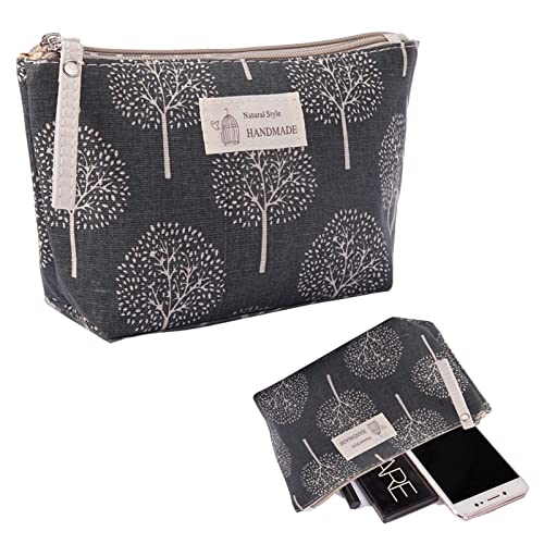 xie Neceser de Lona con Cremallera - Estuche de Almacenamiento de Bolsa de Viaje de Bolsas de cosméticos de Lona,Estuche multifunción para Almacenamiento de Bolsas de cosméticos para Viajes