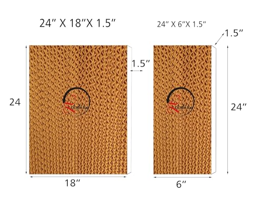 Image of Honeycomb Pad Combo | Air Cooler Cooling Pads | Honeycomb pad for Cooler (|24 inchX18 inchX1.5 inch-1| 24 inchX6 inchX1.5 inch-2 |)