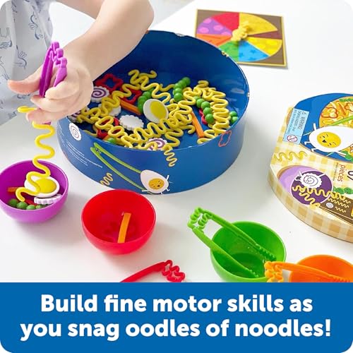 Learning Resources Noodle Knockout! Fine Motor Game,Fine Motor Skills Toys, 67 Pieces, Ages 4+ - Image 4