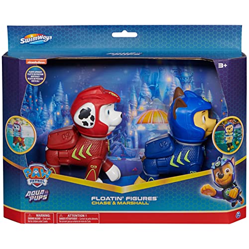 Image of SwimWays PAW Patrol Floatin' Figures Pool Toys 2-Pack for Ages 3+