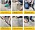 Jin&Bao Universal Garage Door Threshold Seal Strip 10FT Kit, Bottom Waterproof Rubber Weather Stripping Replacement?Black, 1 Adhesive?