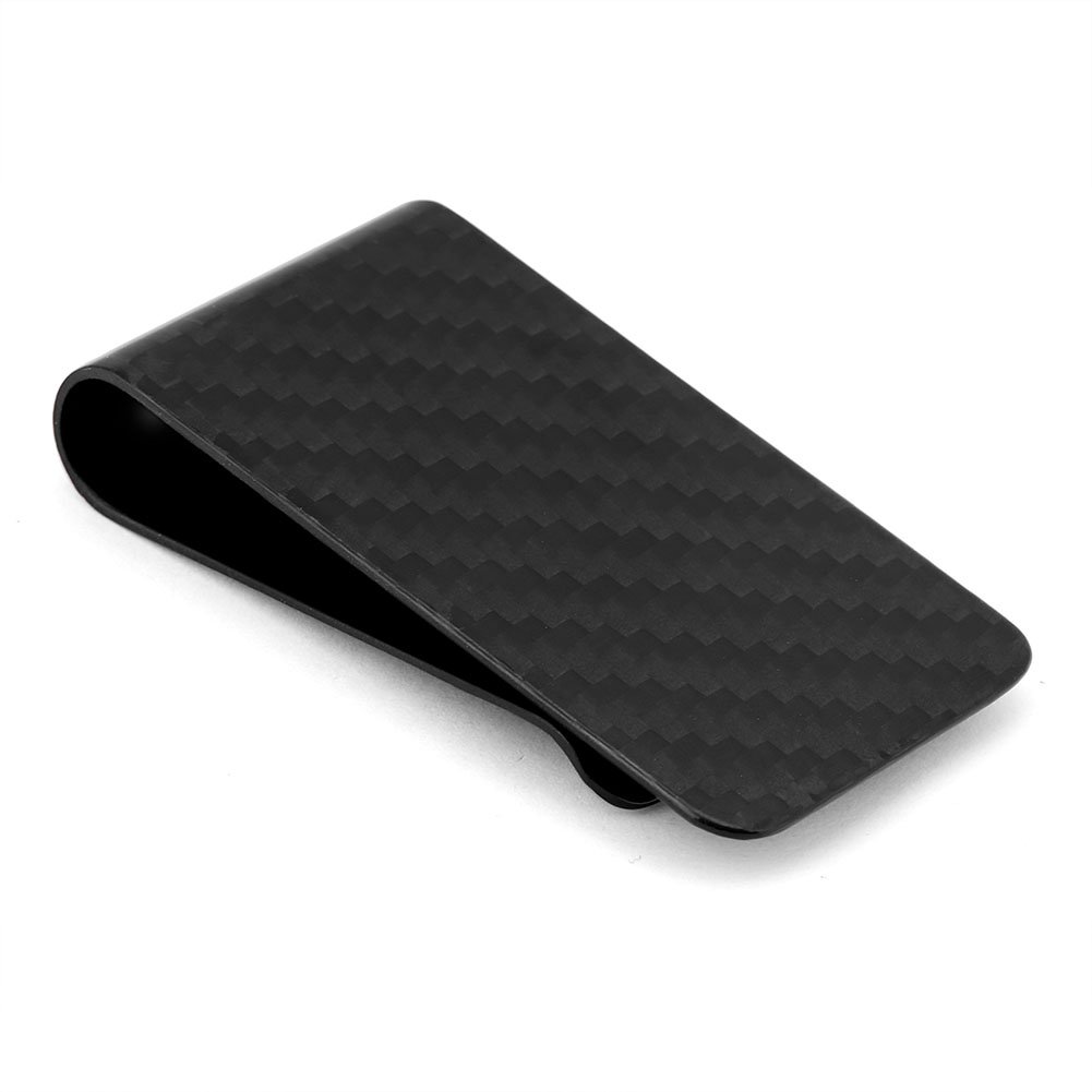 Hilitand Ultraleicht Carbon Fibre Business Geld Bargeld Clip Kreditkarteninhaber Kreditkarten Clamp Wallet