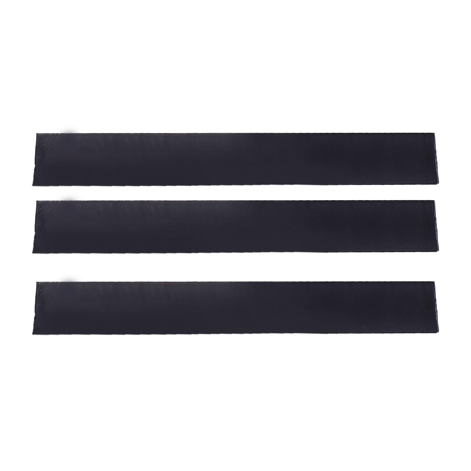 3 pezzi Nastro adesivo in gomma siliconica autoindurente impermeabile e isolante per cavi elettrici, linee aeree e cavi ottici 600x1,8x90mm Nero