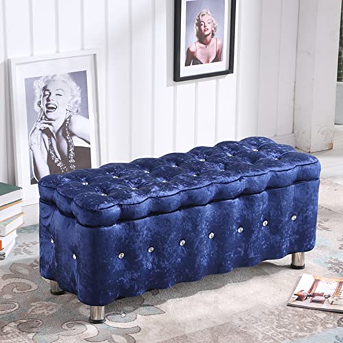 Tabouret de rangement rectangulaire 40x40x90 cm avec couvercle - 2