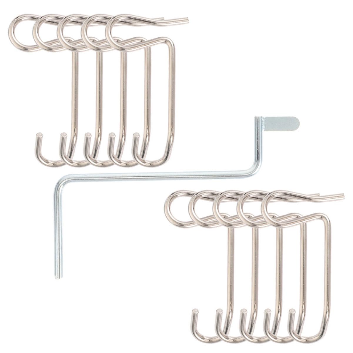Tenditore per Fili Metallici in Acciaio Inossidabile, Set, per Recinzioni; Serraggio dei Fili, Maggiore Stabilità, per Riparare e Mantenere le Strutture