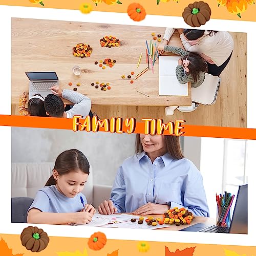 Chuangdi 75 Pcs Fall Pumpkin 3D Erasers, Cute Thanksgiving Erasers Bulk - image 6