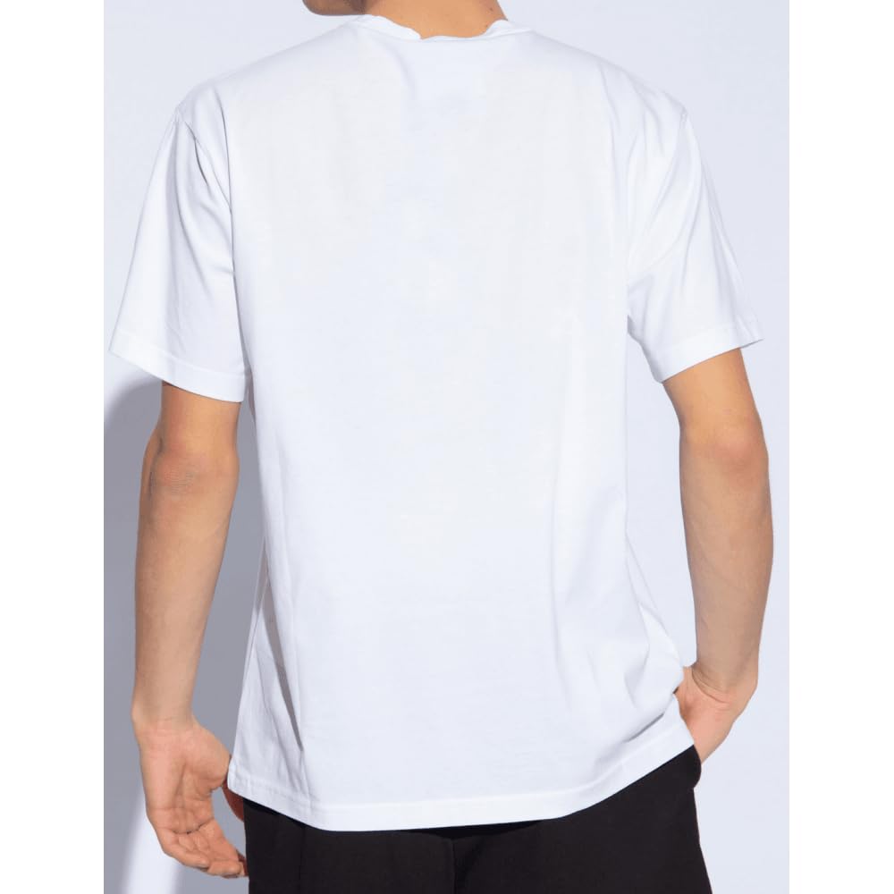 VERSACE JEANS COUTURE V-Emblem Logo Blanco/Dorado Camiseta