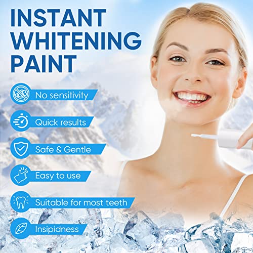 Tooth Paint, Teeth Whitening Paint, Instant White Tooth Paint, Tooth Polish Uptight White, Portable and Simple - Image 6