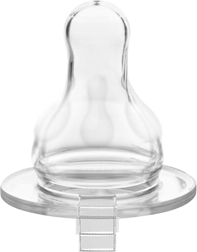 Pur Slim Neck Medium Flow Nipples 2-Piece Set, Clear