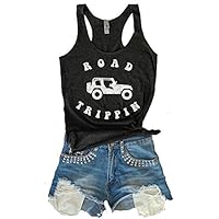 Algopix Similar Product 2 - Jeep Life Road Trippin Jeep Tank Top