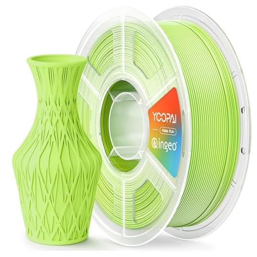PLA+ Matte Filament 1.75mm, Soft Matte Finish, Reduced Layer Lines, 1KG (2.2lbs) 3D Printer PLA Filament, Dimensional Accuracy +/- 0.02 mm, Apple Green