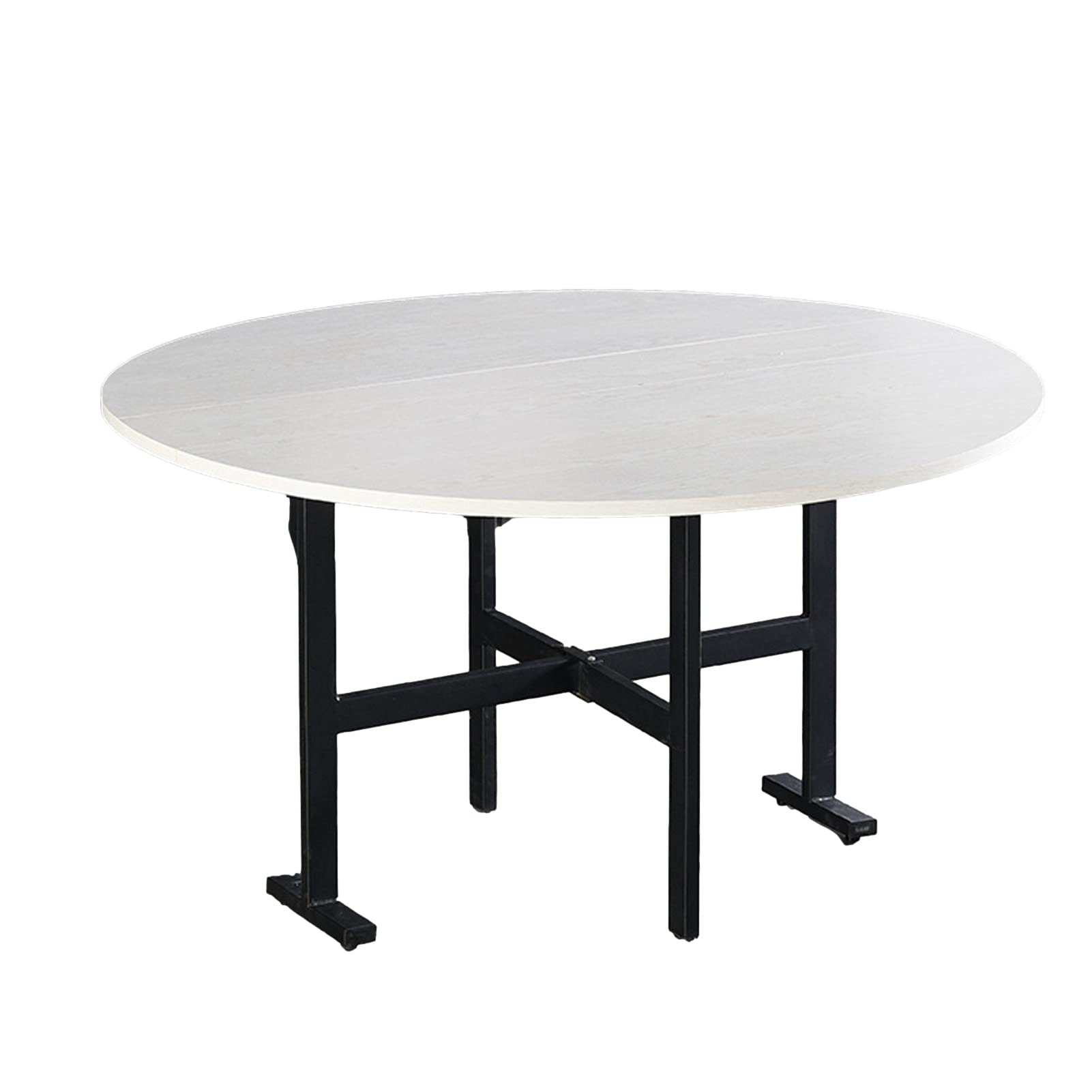 Heavy-Du - Tavolo da cucina pieghevole con ruote, 1 m, salvaspazio, portatile, per casa, magazzino, design versatile e facile da spostare