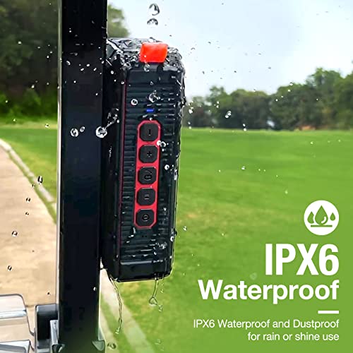 Dprofy Pro Portable Magnetic Bluetooth Golf Speaker Wireless Waterproof IPX6/Shockproof 3rd Generation Magnetic Golf Speakers for Golf Cart の商品画像 5