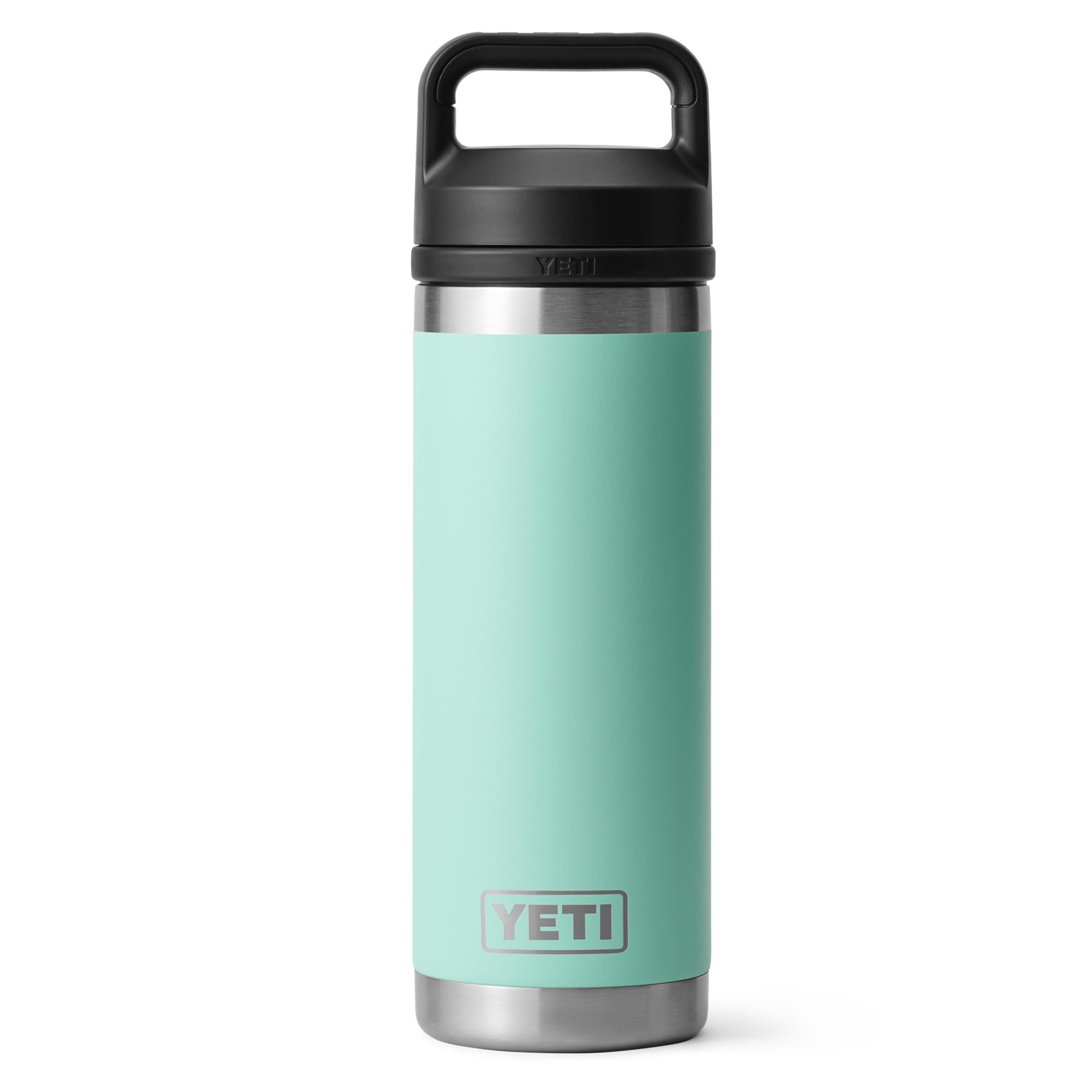 YETI Rambler Bottle Chug, Vacuum Insulated Stainless Steel Bottle with Chug Cap, Seafoam, 18 oz (532 ml)