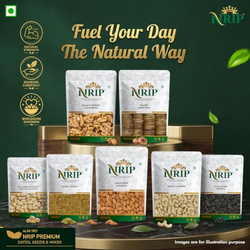 Image of NRIP Premium Seedless Green Raisins 200g | Quality Kishmish /Kismis | Dry Fruits, Healthy Snacks | Nutritious, Rich in Iron, Antioxidants & Vitamin B | Tasty Natural Snack
