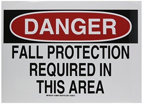 Panneau protection contre les chutes Brady 128699 pour éviter les accidents