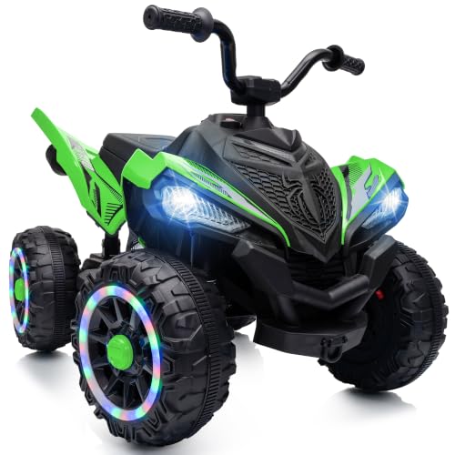 Hikiddo Spider 24V Electric ATV for Kid, 4 Wheeler with 400W...